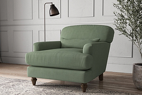 Deni Armchair - Brera Linen Jade