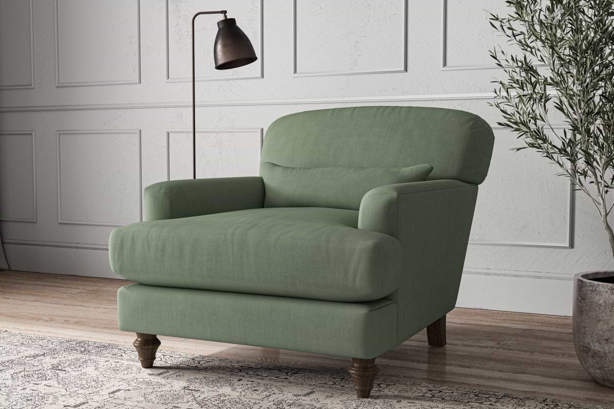 Deni Armchair - Brera Linen Jade