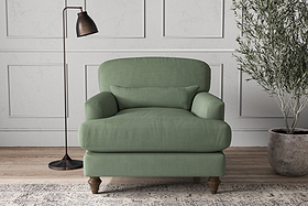 Deni Armchair - Brera Linen Jade