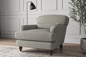 Deni Armchair - Brera Linen Smoke