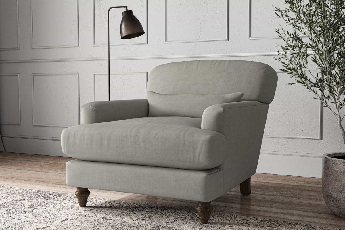 Deni Armchair - Brera Linen Smoke