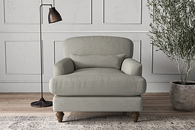 Deni Armchair - Brera Linen Smoke