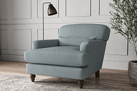 Deni Armchair - Recycled Cotton Horizon