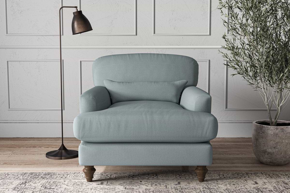 Deni Armchair - Recycled Cotton Horizon-MAKE TO ORDER-Nkuku