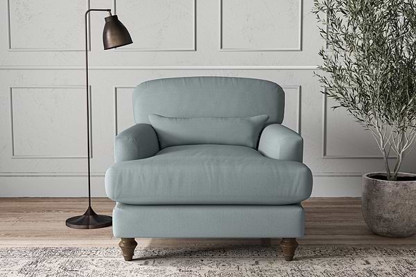 Deni Armchair - Recycled Cotton Horizon