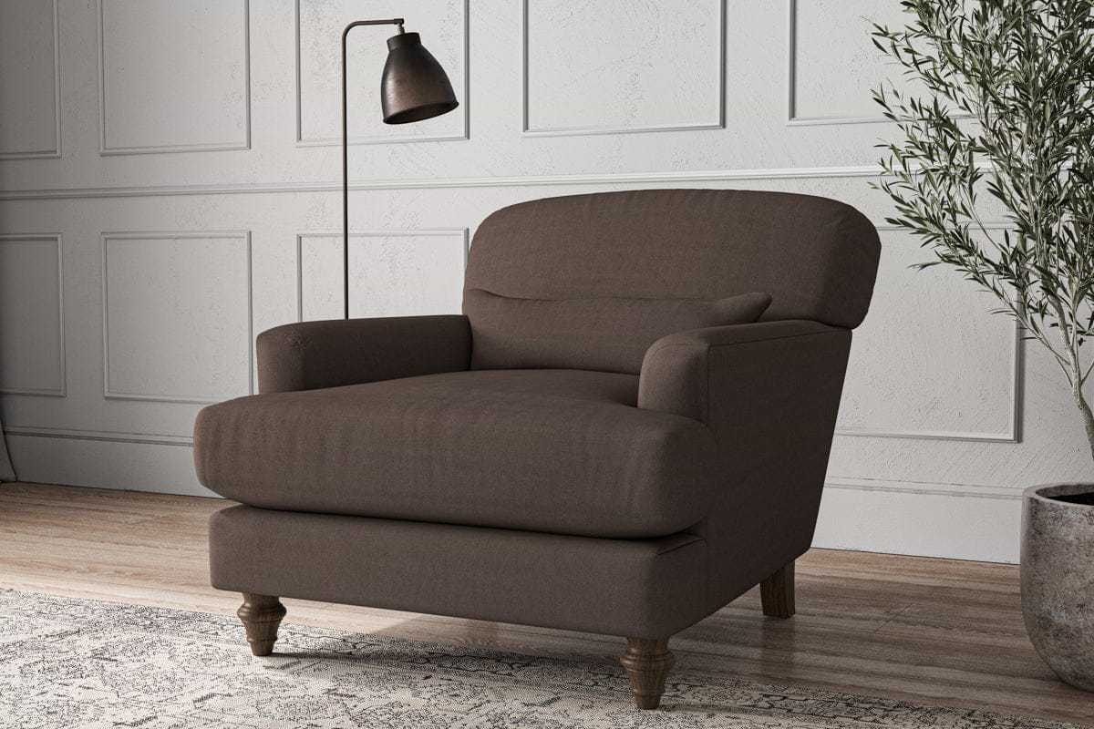 Deni Armchair - Recycled Cotton Mocha