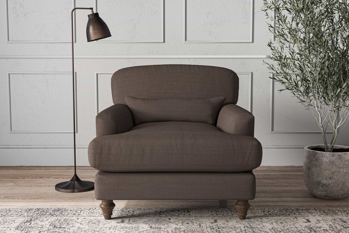 Deni Armchair - Recycled Cotton Mocha