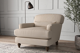 Deni Armchair - Recycled Cotton Natural