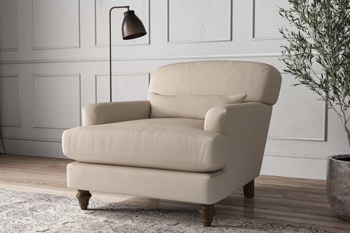 Deni Armchair - Recycled Cotton Natural