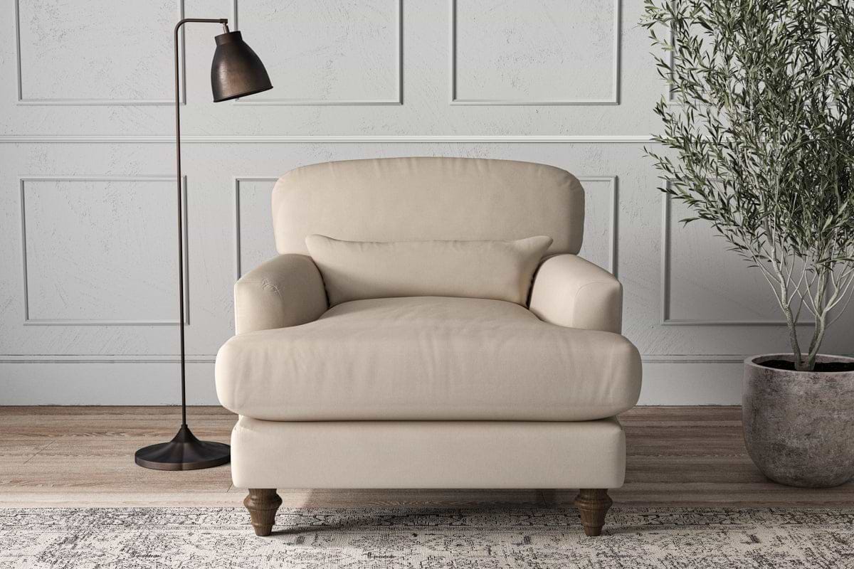 Deni Armchair - Recycled Cotton Natural