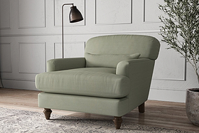 Deni Armchair - Recycled Cotton Seaspray
