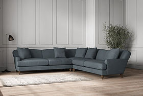 Deni Grand Corner Sofa - Brera Linen Dusk