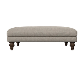 Deni Grand Footstool - Brera Linen Natural-nkuku