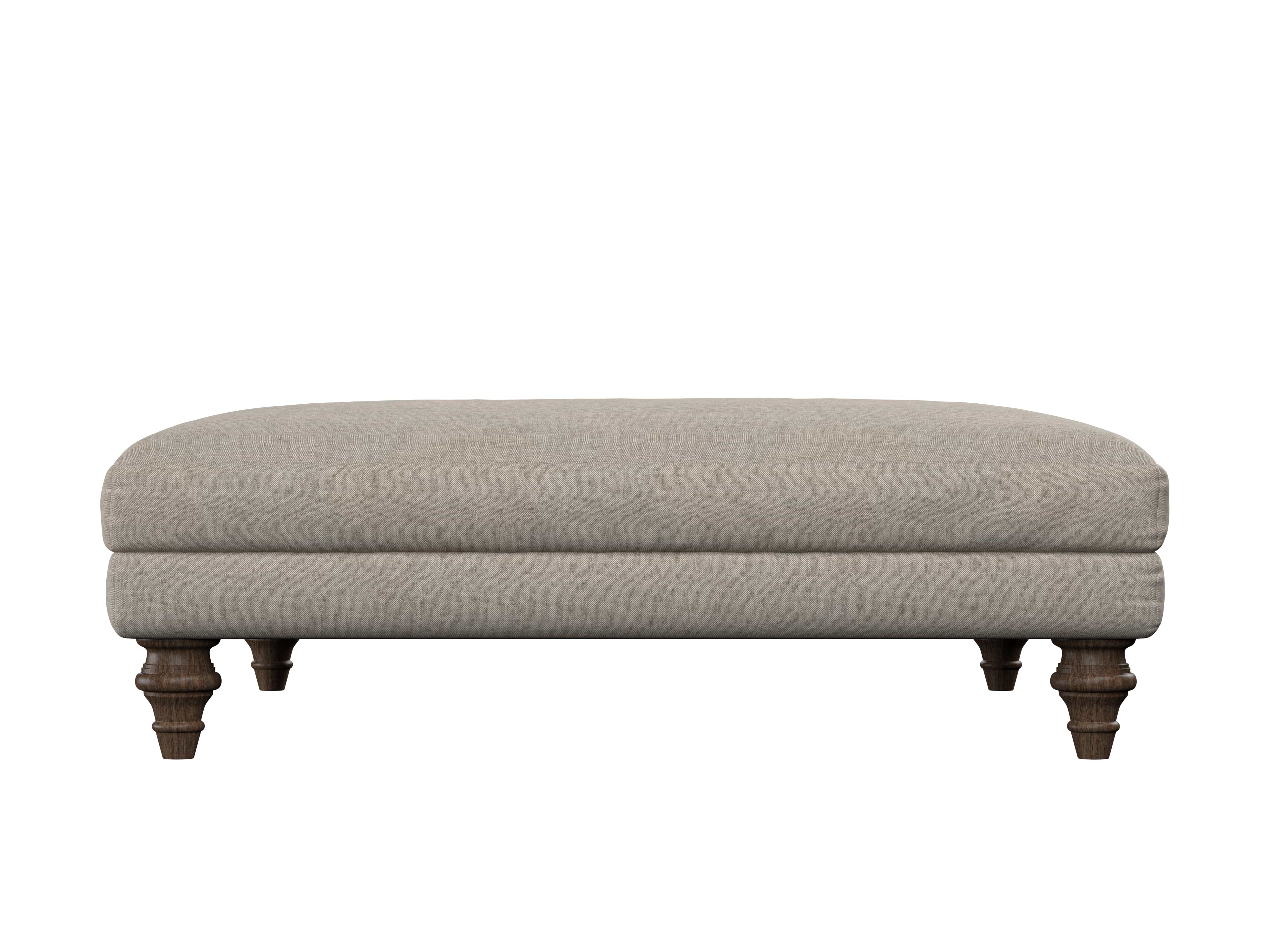 Deni Grand Footstool - Brera Linen Natural-nkuku