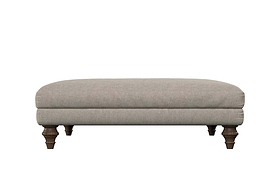 Deni Grand Footstool - Brera Linen Natural