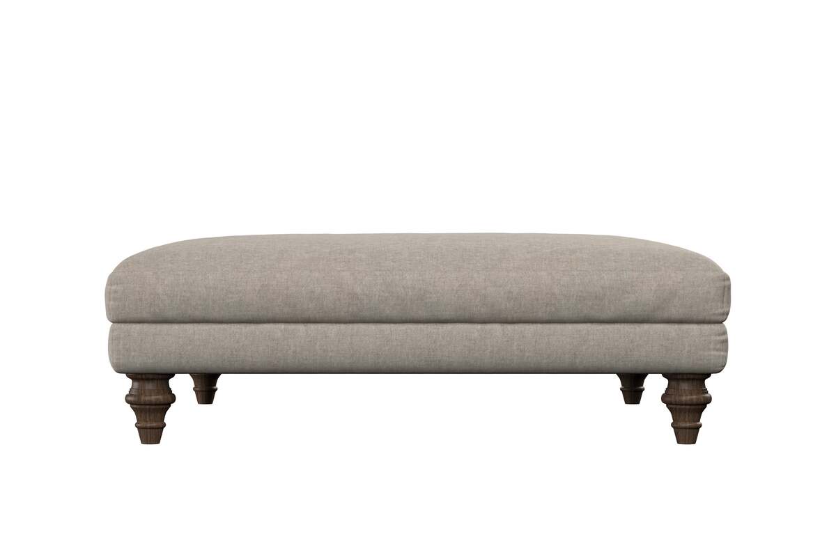 Deni Grand Footstool - Brera Linen Natural