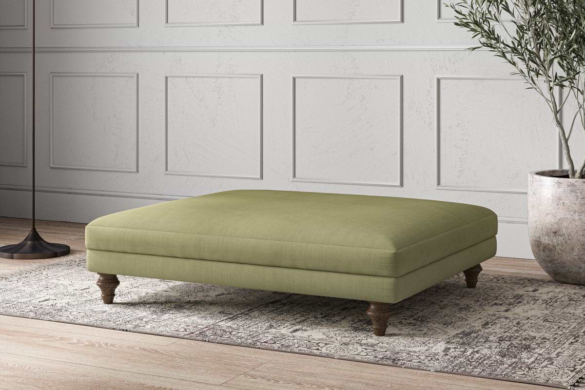 Deni Grand Footstool - Brera Linen Sage