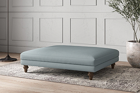 Deni Grand Footstool - Recycled Cotton Horizon