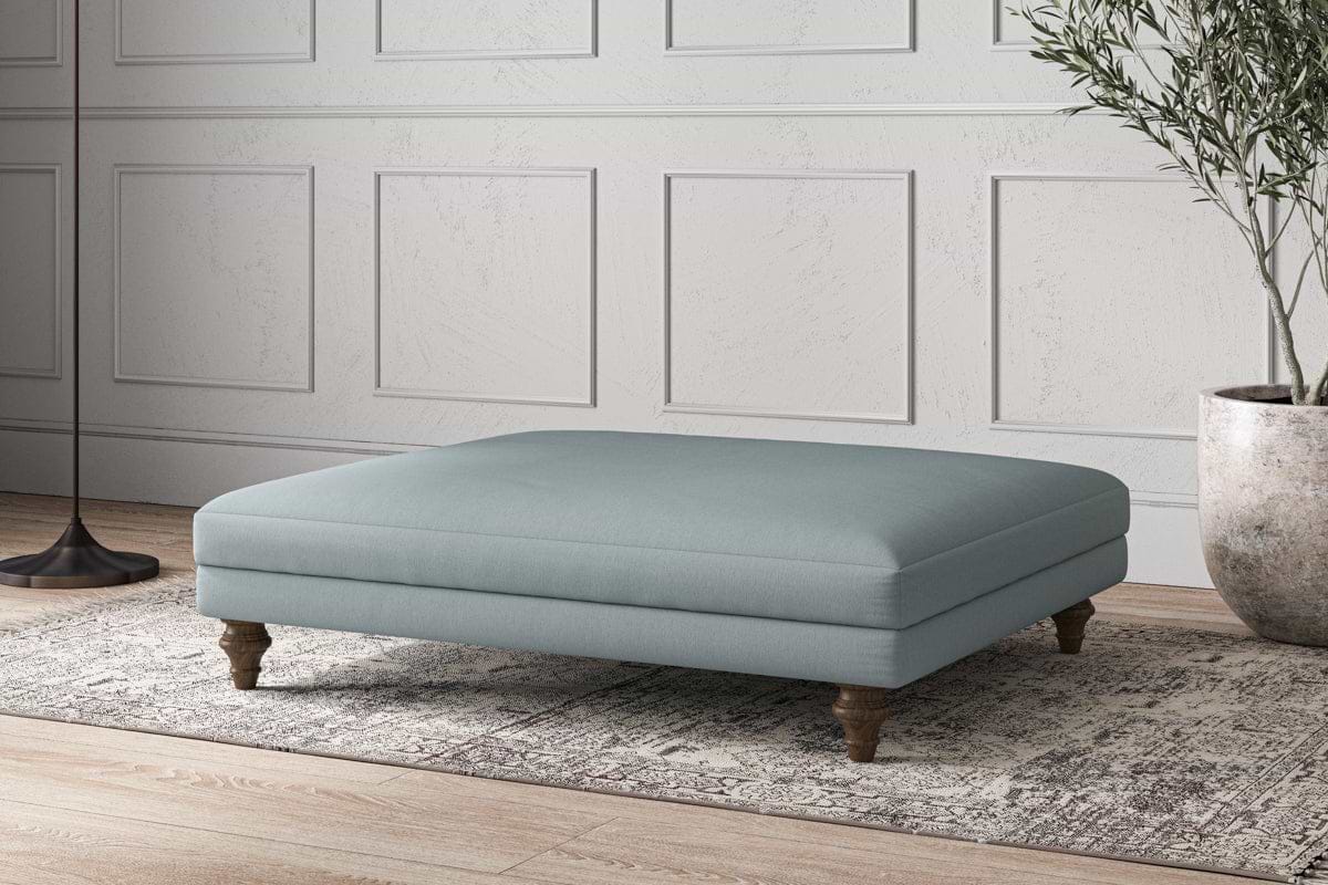 Deni Grand Footstool - Recycled Cotton Horizon
