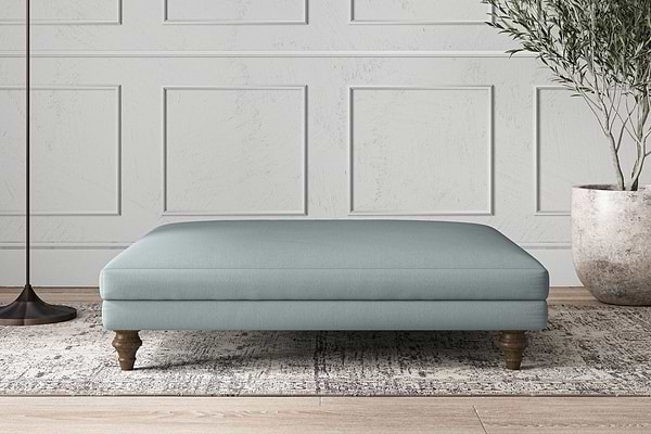 Deni Grand Footstool - Recycled Cotton Horizon