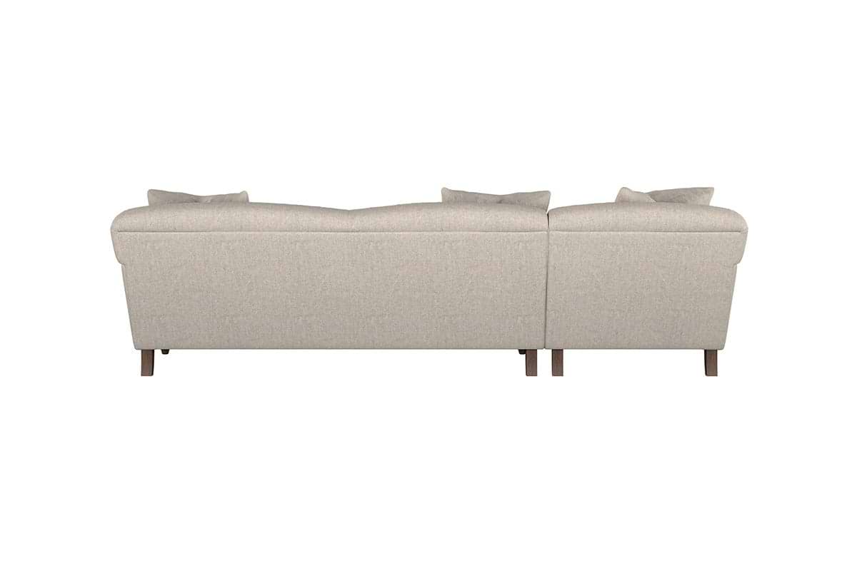 Deni Grand Left Hand Chaise Sofa - Brera Linen Dusk
