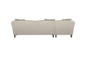 Deni Grand Left Hand Chaise Sofa - Brera Linen Pebble