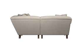 Deni Grand Left Hand Corner Sofa - Brera Linen Charcoal