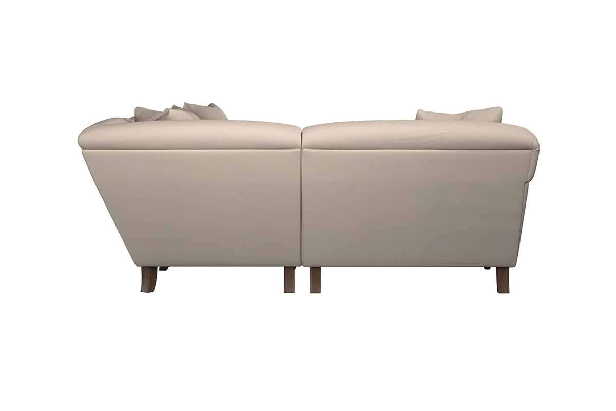 Deni Grand Left Hand Corner Sofa - Recycled Cotton Seaspray-MAKE TO ORDER-Nkuku