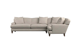 Deni Grand Right Hand Corner Sofa - Brera Linen Jade-MAKE TO ORDER-Nkuku