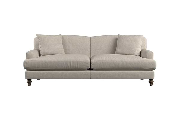 Deni Grand Sofa - Brera Linen Charcoal-MAKE TO ORDER-Nkuku