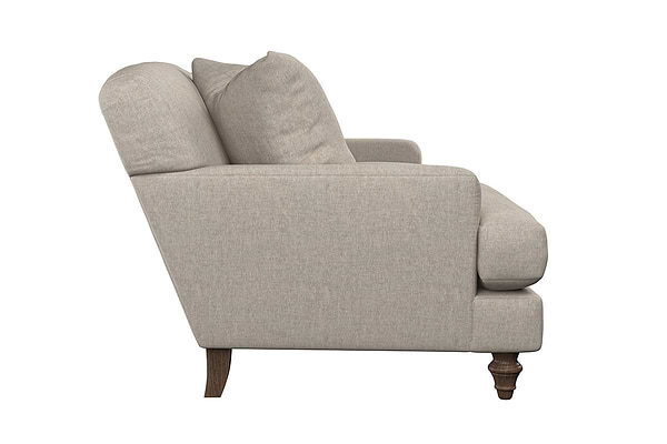 Deni Grand Sofa - Brera Linen Charcoal-MAKE TO ORDER-Nkuku