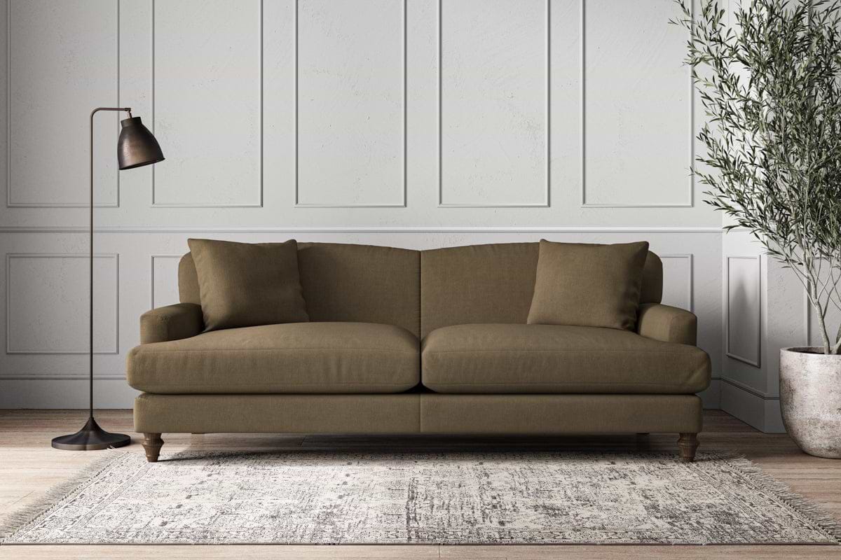 Deni Grand Sofa - Brera Linen Chestnut-MAKE TO ORDER-Nkuku