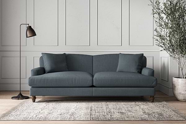 Deni Grand Sofa - Brera Linen Dusk-MAKE TO ORDER-Nkuku