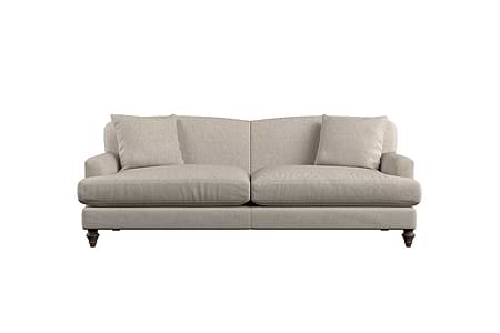 Deni Grand Sofa - Brera Linen Natural-MAKE TO ORDER-Nkuku
