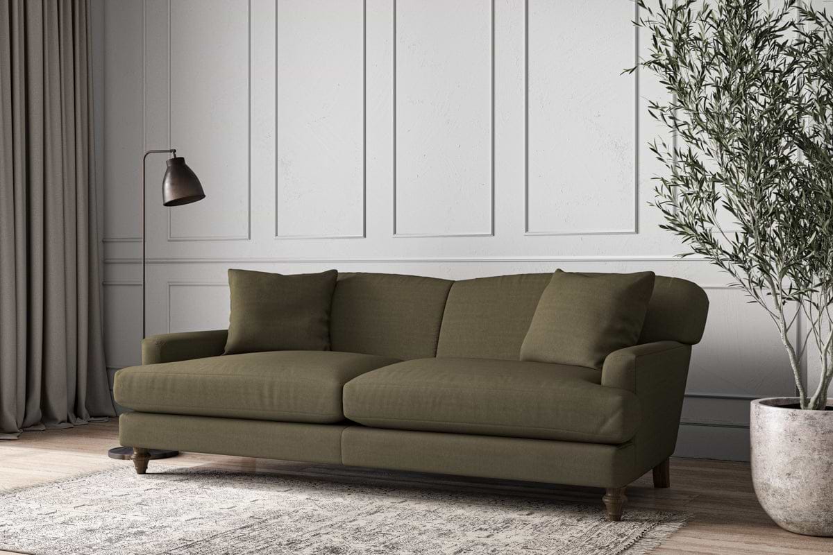 Deni Grand Sofa - Recycled Cotton Fatigue-MAKE TO ORDER-Nkuku