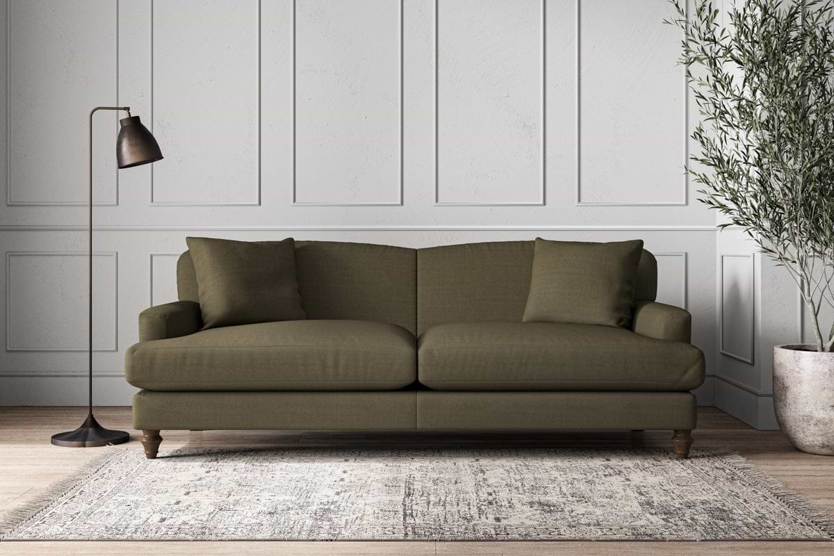 Deni Grand Sofa - Recycled Cotton Fatigue-MAKE TO ORDER-Nkuku