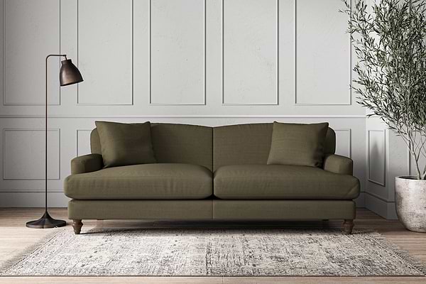 Deni Grand Sofa - Recycled Cotton Fatigue-MAKE TO ORDER-Nkuku