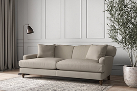 Deni Grand Sofa - Recycled Cotton Flax-MAKE TO ORDER-Nkuku