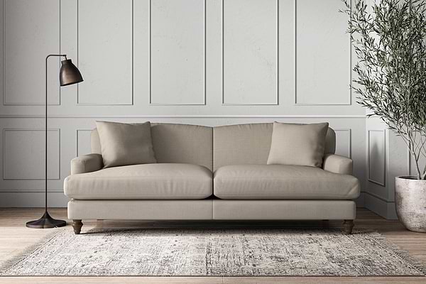Deni Grand Sofa - Recycled Cotton Flax-MAKE TO ORDER-Nkuku