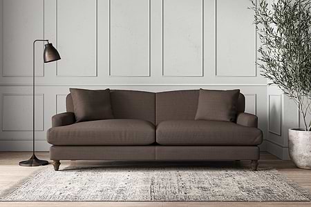 Deni Grand Sofa - Recycled Cotton Mocha-MAKE TO ORDER-Nkuku