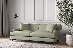 Deni Grand Sofa - Recycled Cotton Seaspray-MAKE TO ORDER-Nkuku