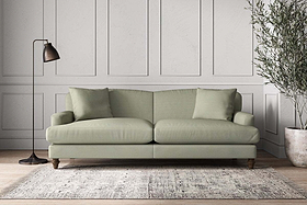 Deni Grand Sofa - Recycled Cotton Seaspray-MAKE TO ORDER-Nkuku