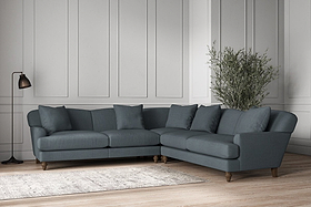Deni Large Corner Sofa - Brera Linen Dusk