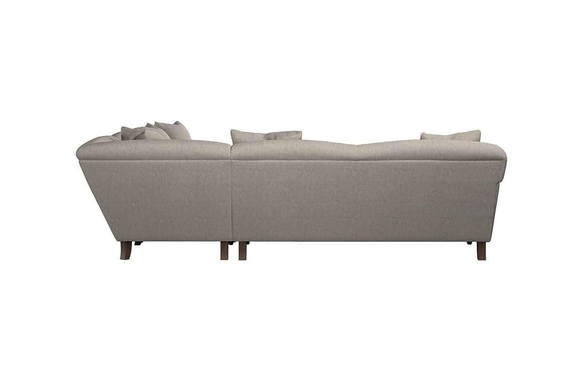 Deni Large Corner Sofa - Brera Linen Espresso