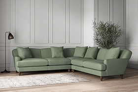 Deni Large Corner Sofa - Brera Linen Jade