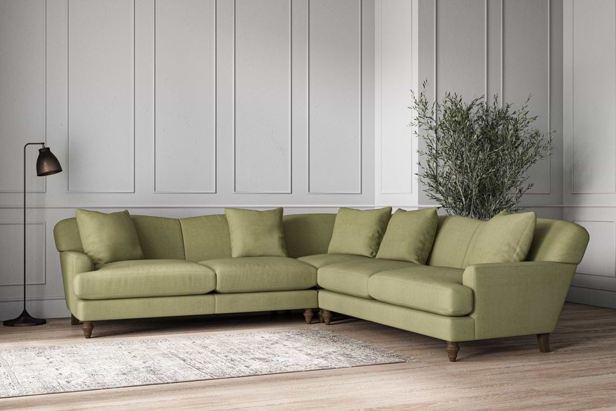 Deni Large Corner Sofa - Brera Linen Sage