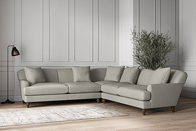 Deni Large Corner Sofa - Brera Linen Smoke