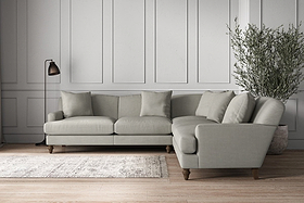Deni Large Corner Sofa - Brera Linen Smoke