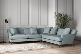 Deni Large Corner Sofa - Recycled Cotton Horizon