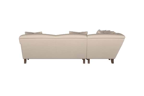 Deni Large Corner Sofa - Recycled Cotton Stone-MAKE TO ORDER-Nkuku